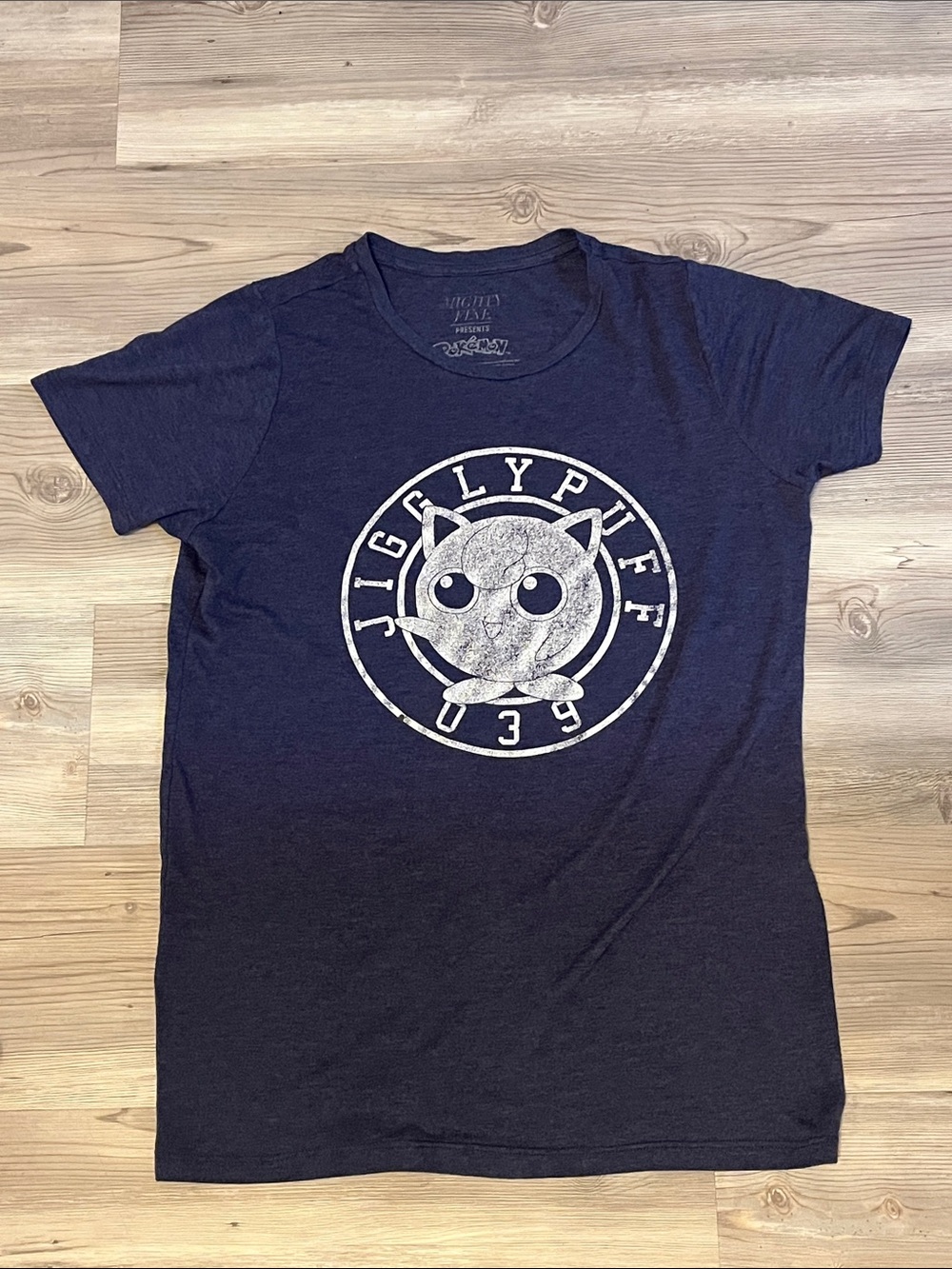 Jigglypuff Pokémon Graphic Tee - Navy Blue